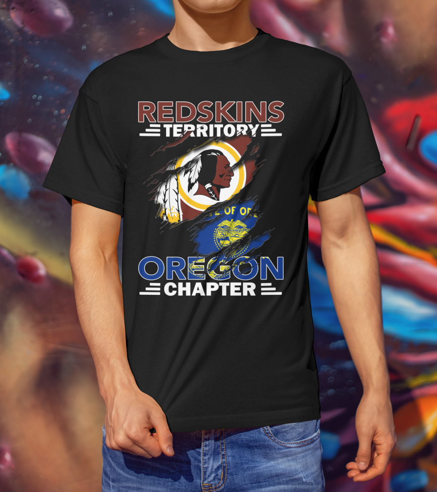 Redskins Territory Oregon Chapter Nfl Fan Gear T-Shirt