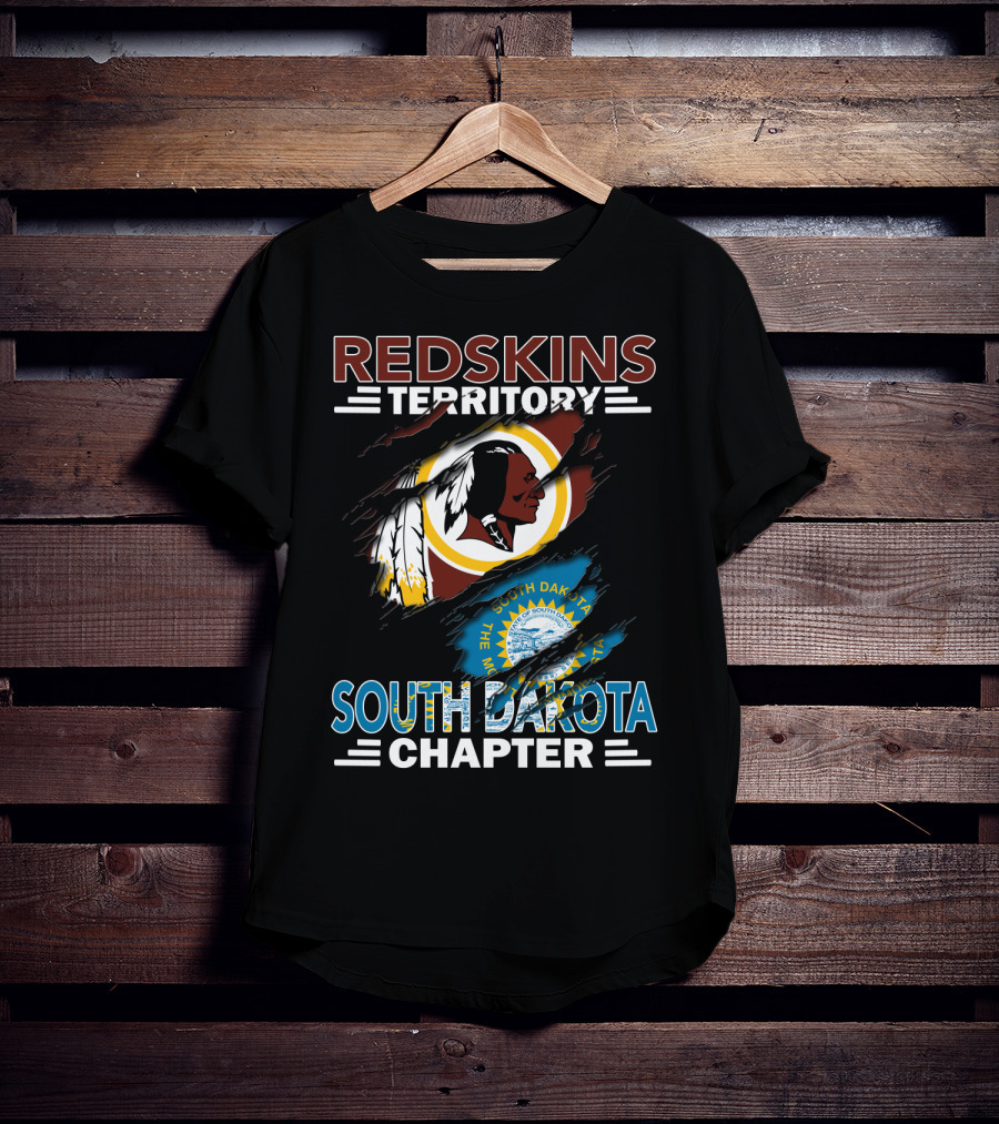 Redskins Territory South Dakota Chapter American Football Fan Community T-Shirt