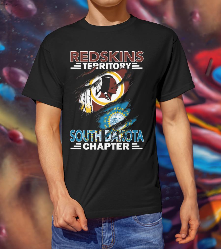 Redskins Territory South Dakota Chapter American Football Fan Community T-Shirt