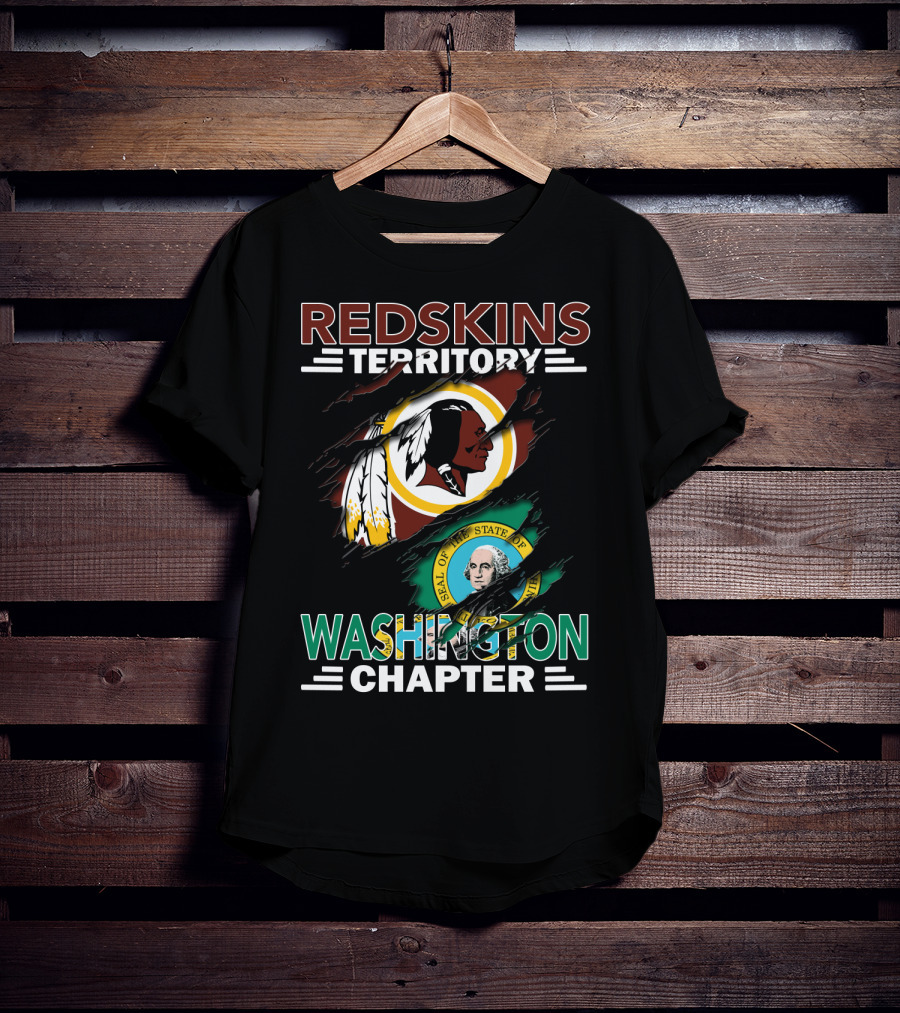 Redskins Territory Washington Chapter Seal Of The State Of Washington T-Shirt