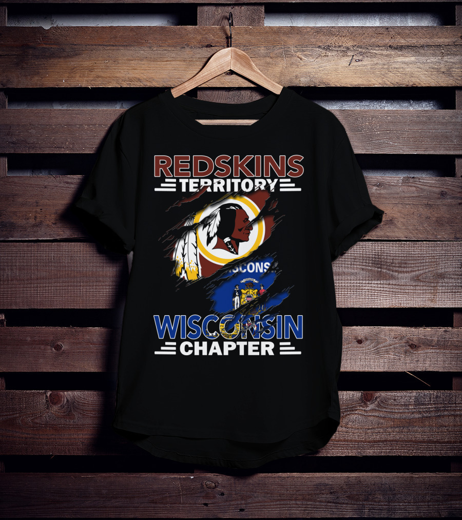 Redskins Territory Wisconsin Chapter Flag T-Shirt
