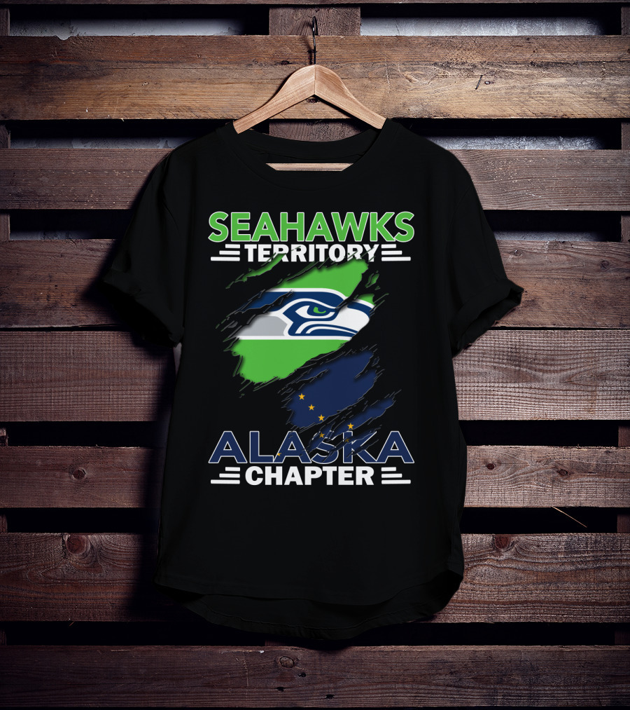 Seahawks Territory Alaska Chapter Flag T-Shirt