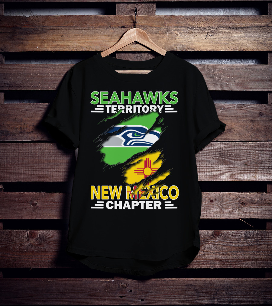Seahawks Territory New Mexico Chapter Football Fan Zone T-Shirt