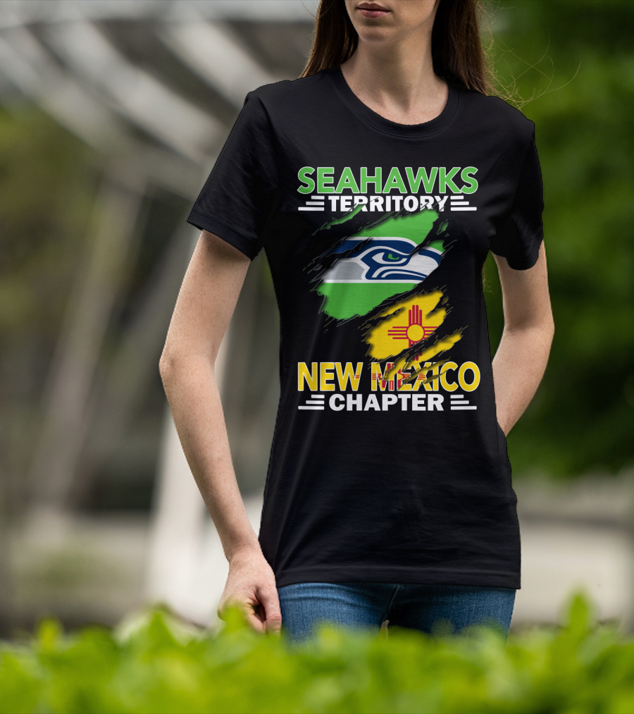 Seahawks Territory New Mexico Chapter Football Fan Zone T-Shirt