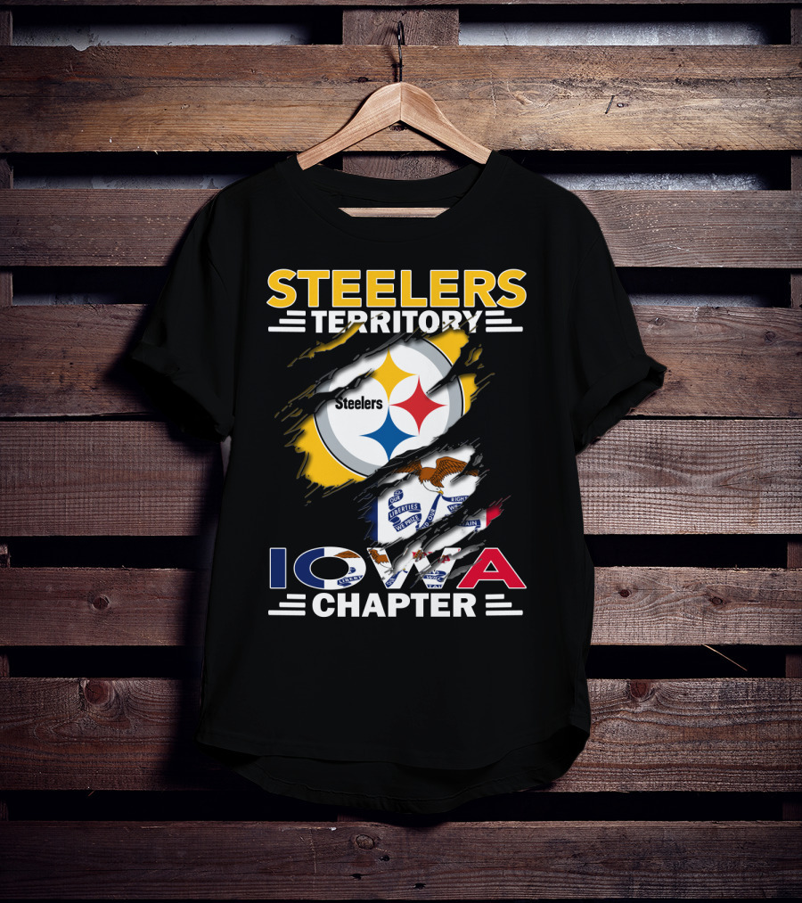 Steelers Territory Iowa Chapter Fanbase T-Shirt