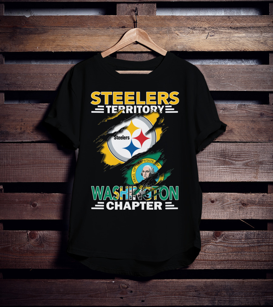 Steelers Territory Seal Of The State Of Washington Chapter T-Shirt