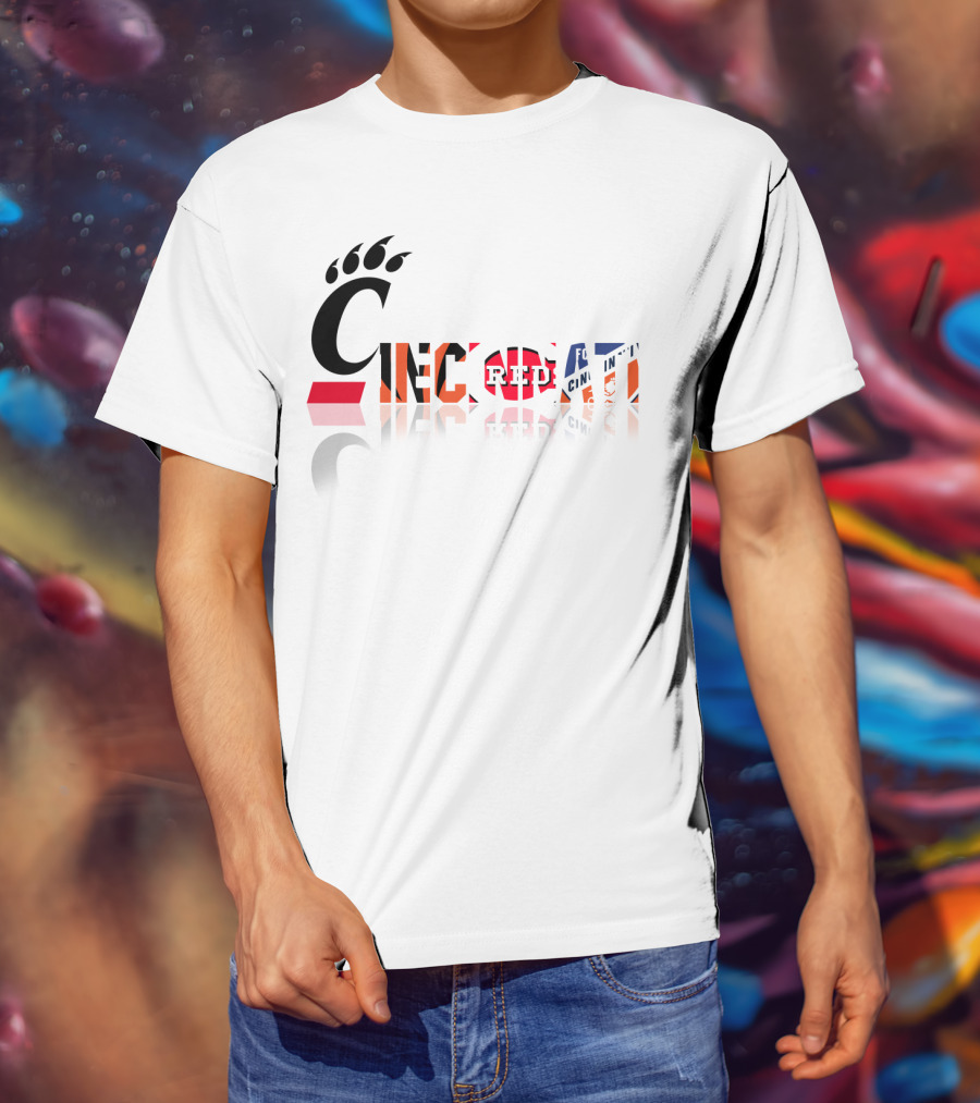 Cincinnati Bearcats Reds Bengals FC Cincinnati T-Shirt