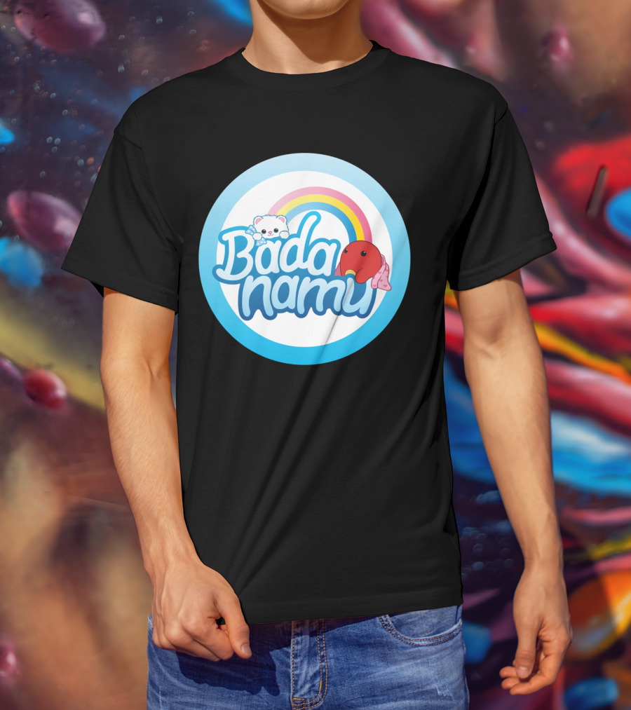 Badanamu Rainbow And Character T-Shirt