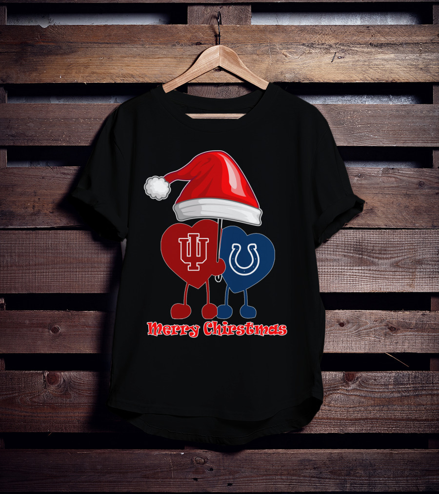 Merry Christmas Indianapolis Colts Indiana University T-Shirt