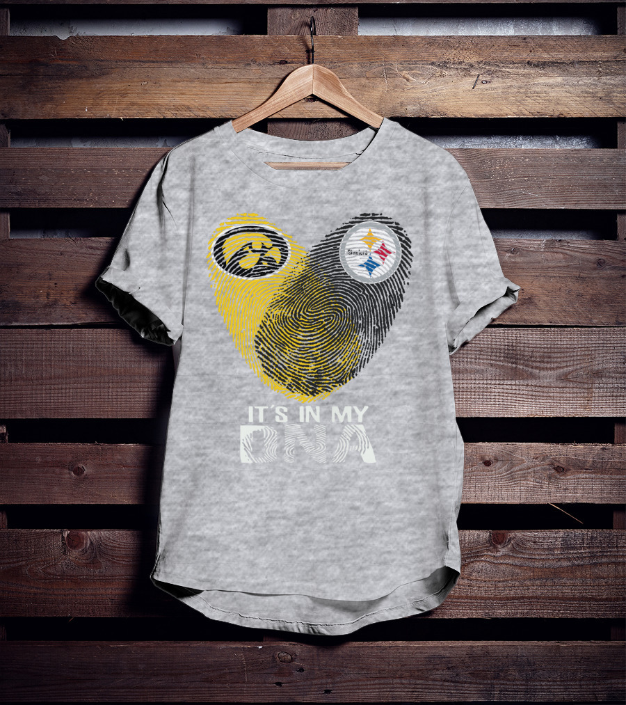 Pittsburgh Steelers Iowa Hawkeye It's In My Dna T-Shirt