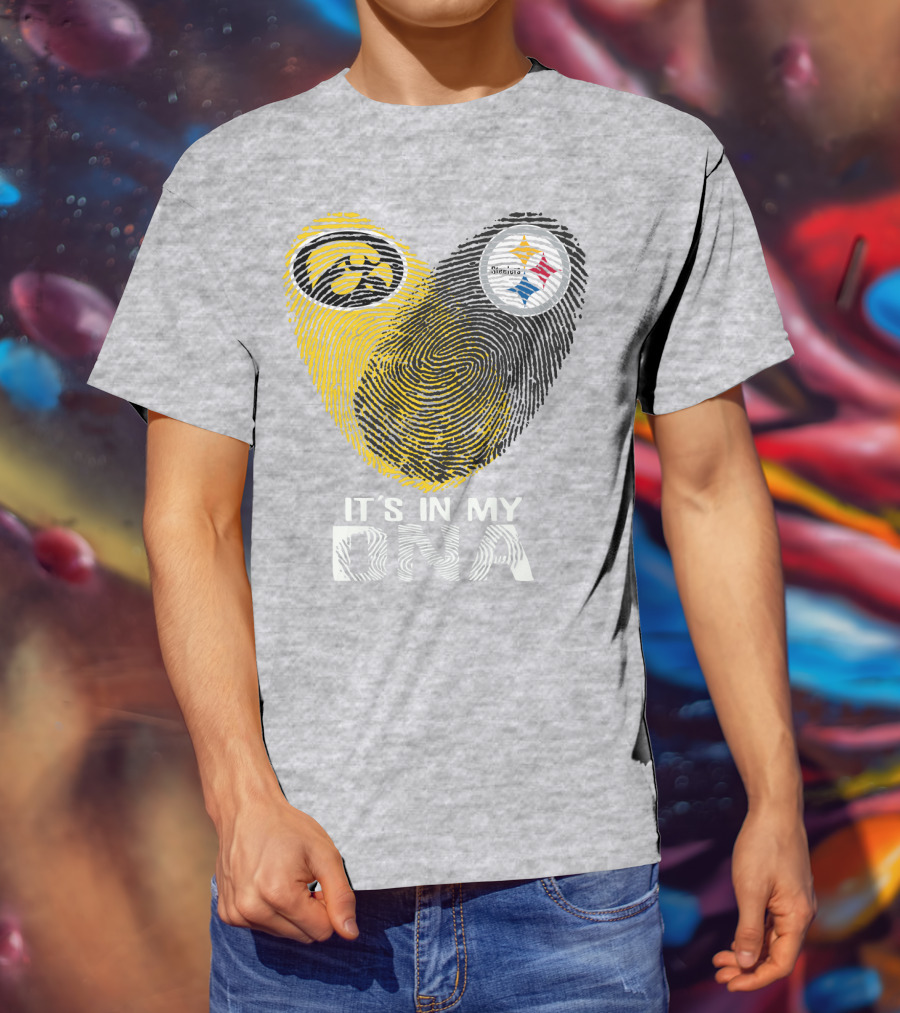 Pittsburgh Steelers Iowa Hawkeye It's In My Dna T-Shirt