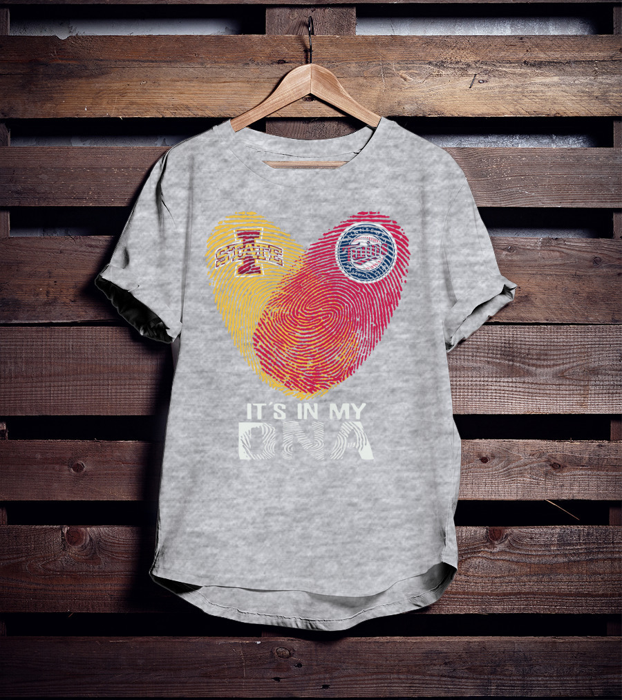 It's In My DNA Iowa State Twins T-Shirt