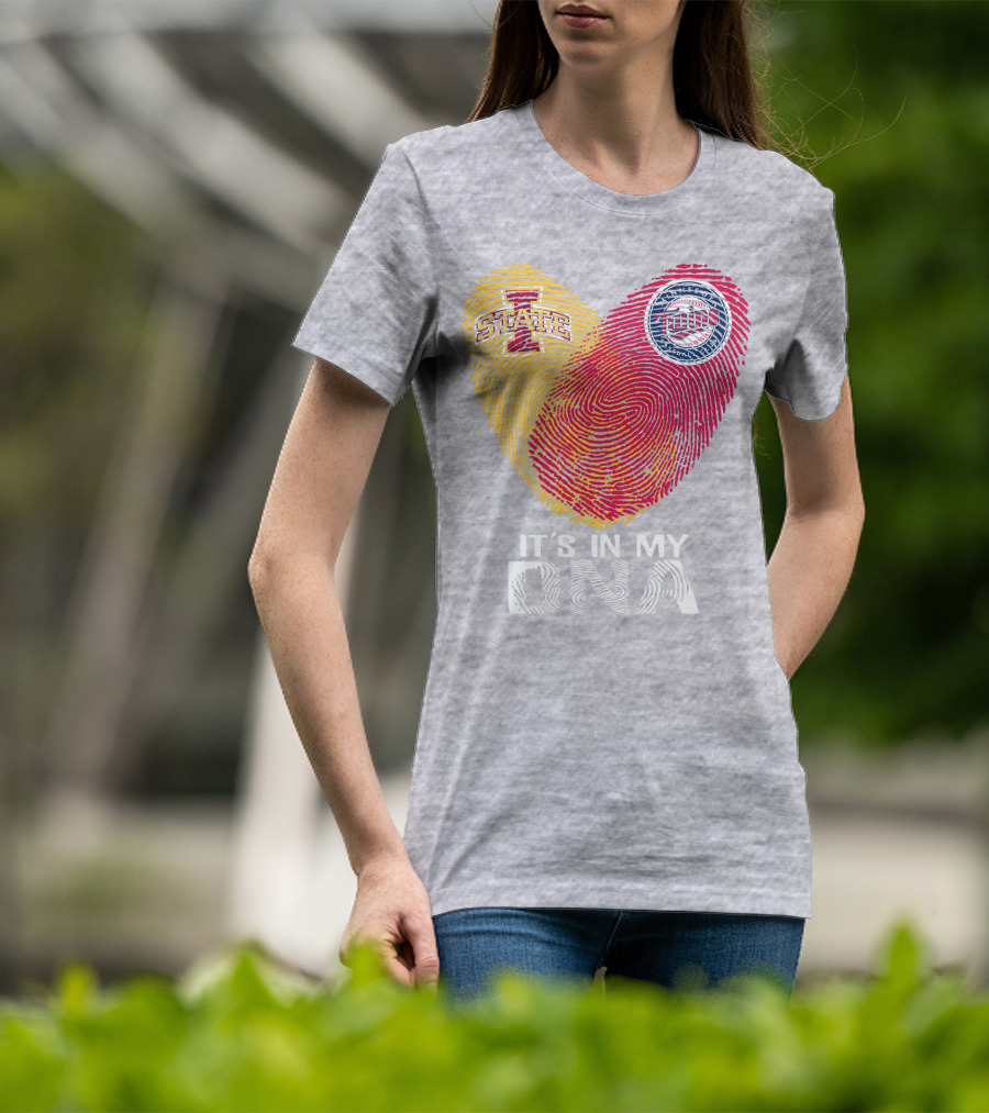 It's In My DNA Iowa State Twins T-Shirt