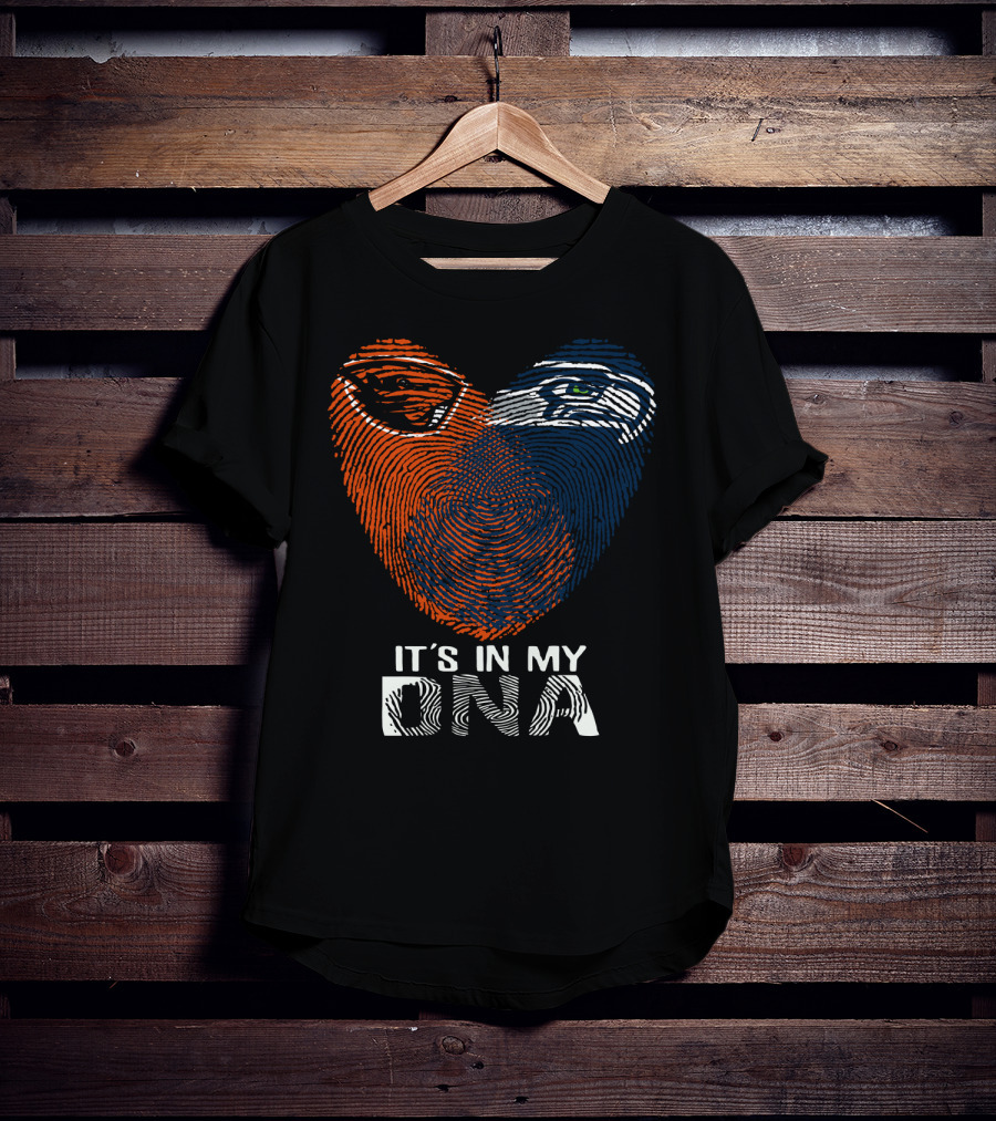 It's In My Dna Oregon State Beavers Seattle Seahawks T-Shirt