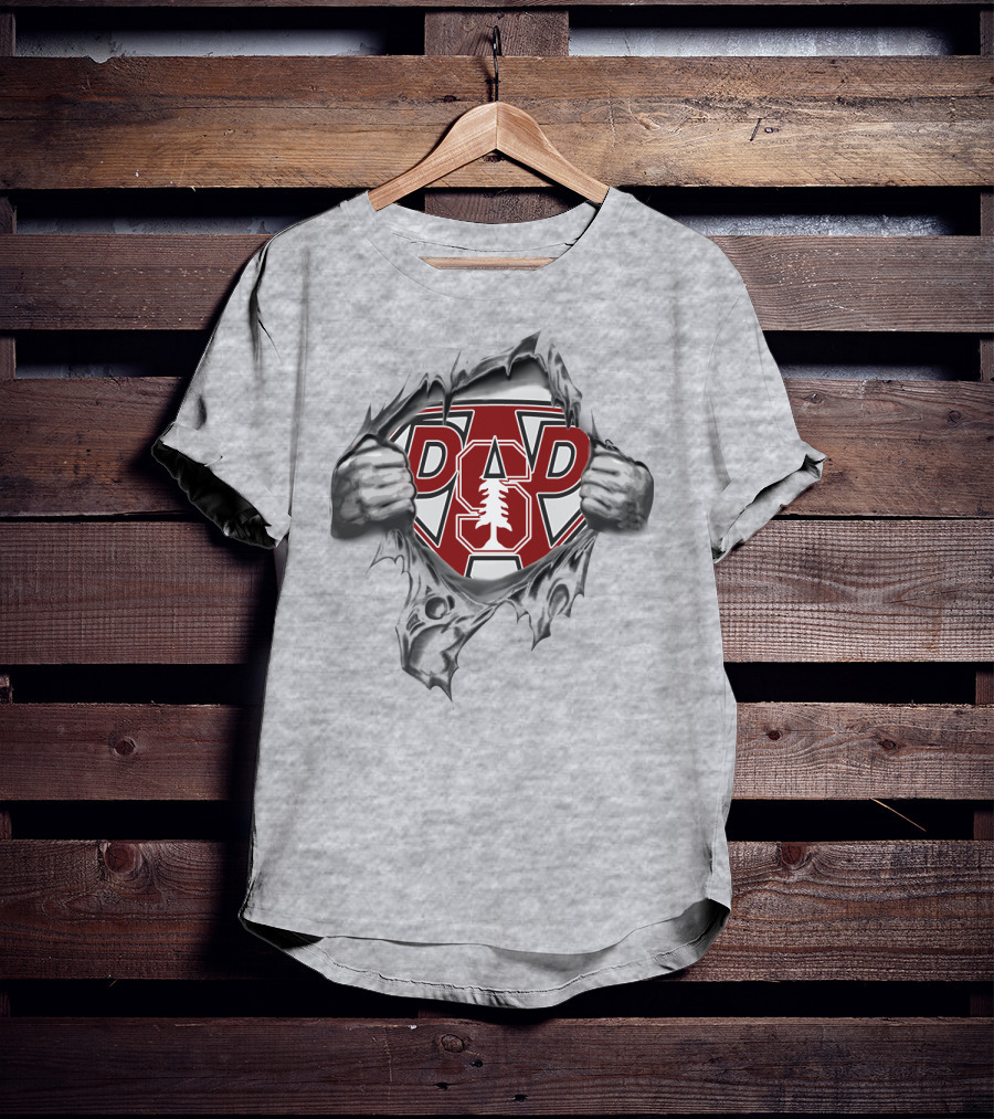 Stanford Cardinal Super Dad T-Shirt