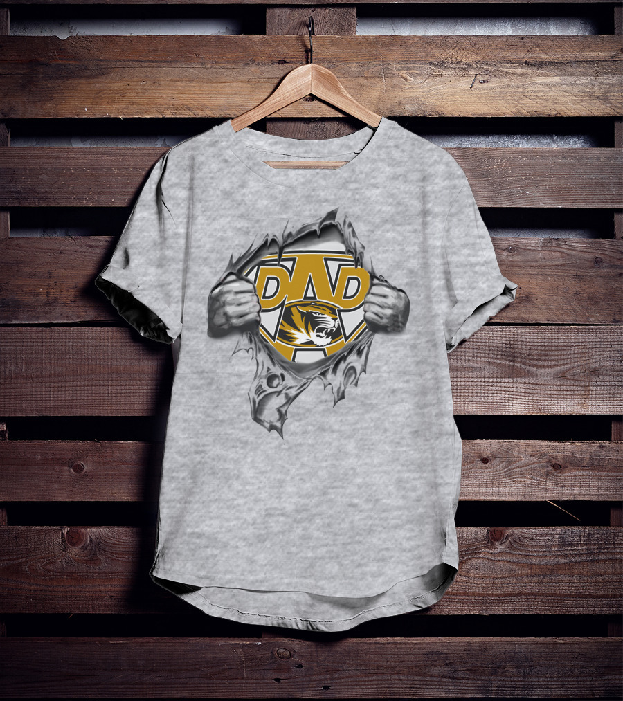 Missouri Dad Super Tiger Pride T-Shirt