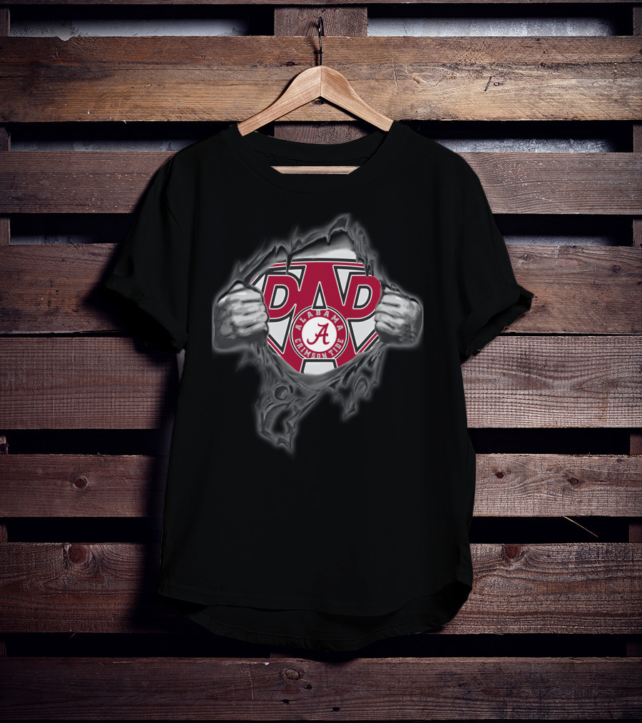 Alabama Crimson Tide Super Dad T-Shirt