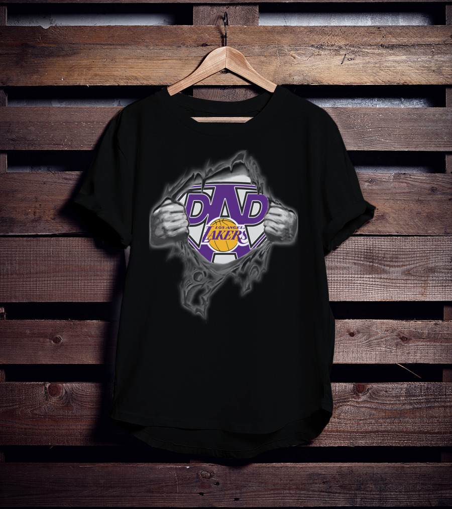 Los Angeles Lakers Super Dad T-Shirt