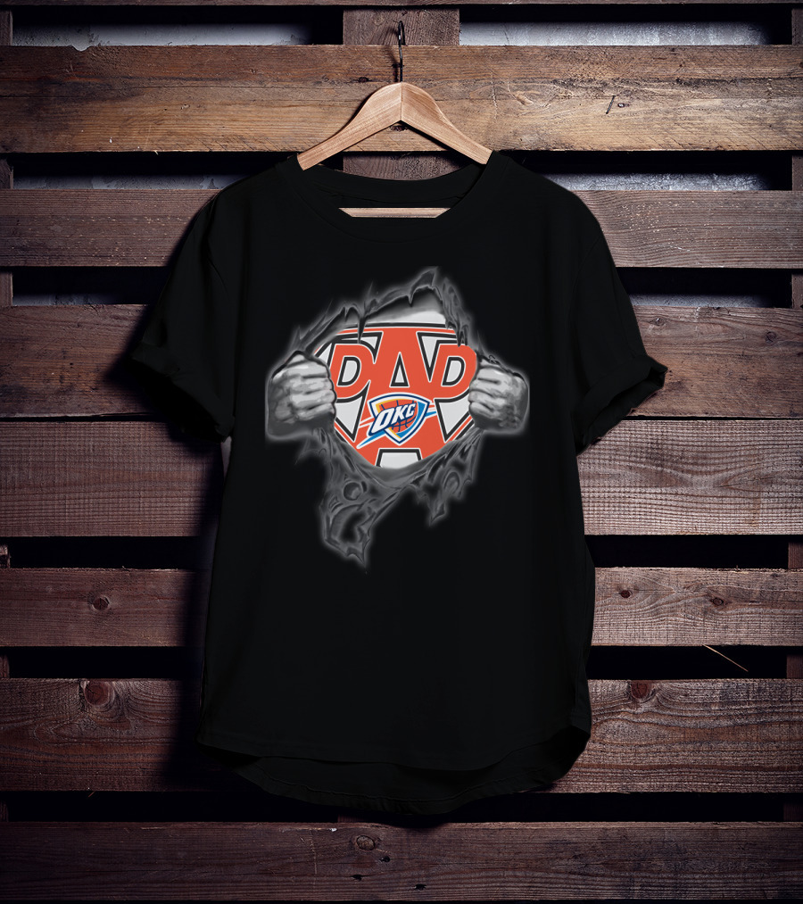 Oklahoma City Thunder Super Dad T-Shirt