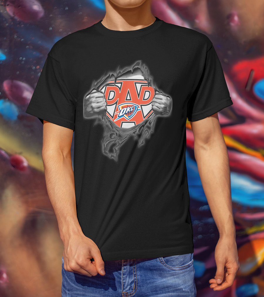 Oklahoma City Thunder Super Dad T-Shirt