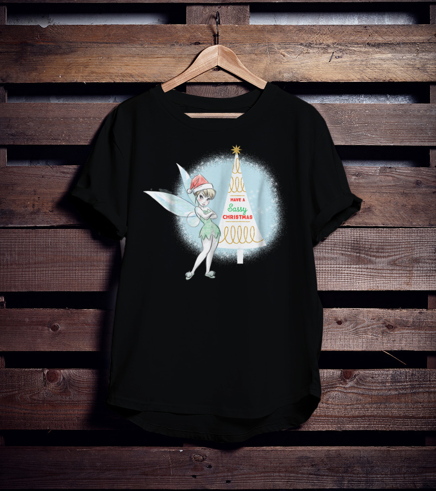 Disney Tinker Bell Have A Sassy Christmas Holiday T-Shirt