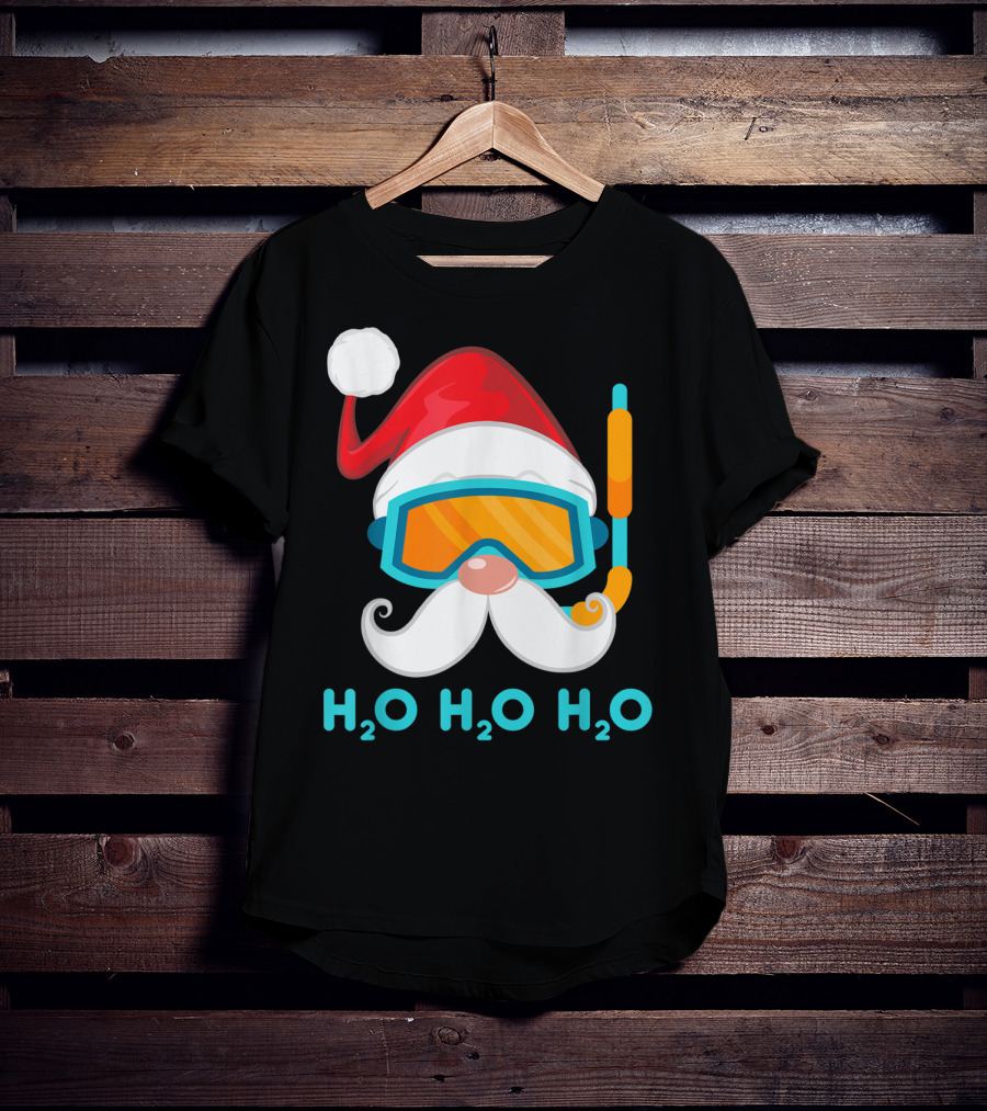 Santa Claus H2O Snorkeling Lover T-Shirt