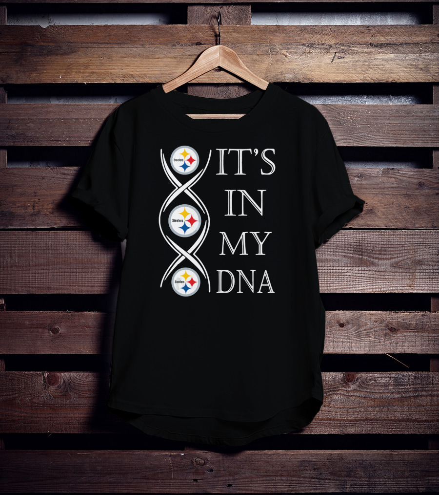 Pittsburgh Steelers It's In My DNA Football Fan Christmas T-Shirt