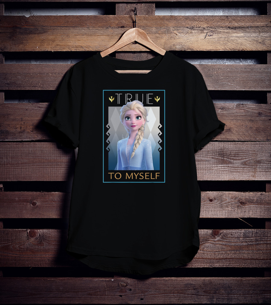 Frozen 2 Elsa True To Myself Disney Character T-Shirt