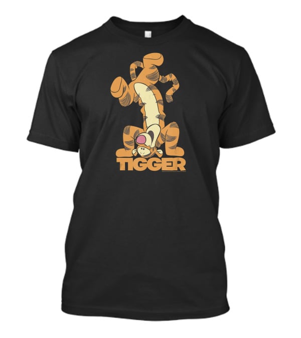 Disney Tigger Upside Down Winnie The Pooh T-Shirt