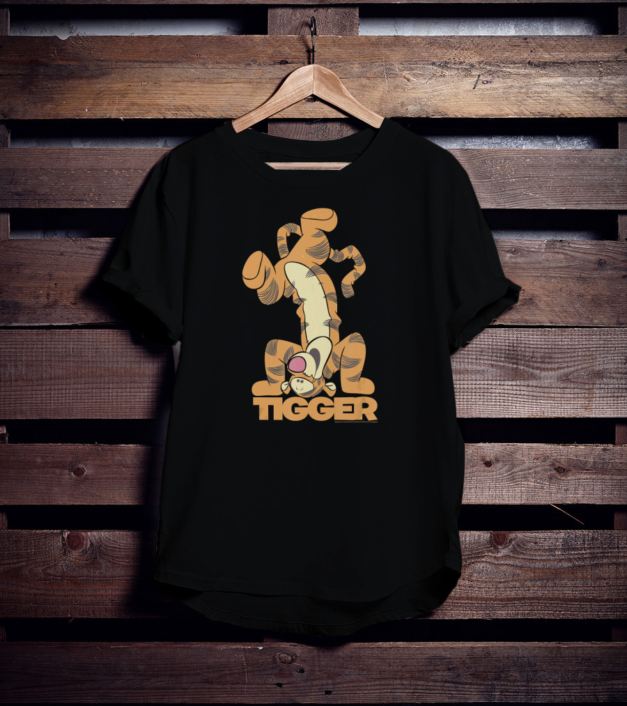Disney Tigger Upside Down Winnie The Pooh T-Shirt