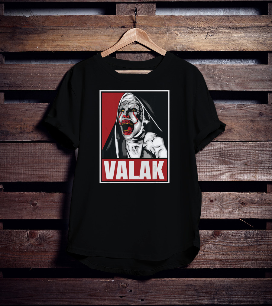 Scary Horror Valak Conjuring Nun Halloween Present T-Shirt