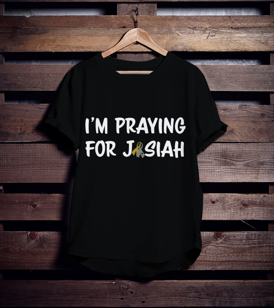 I'm Praying For Josiah Gold And Grey Awareness T-Shirt