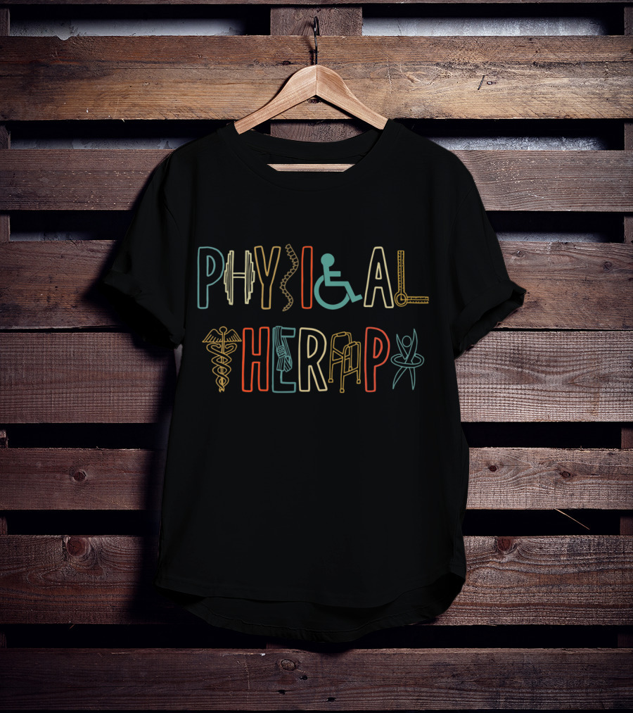Physical Therapy Therapist Symbolic Iconography T-Shirt