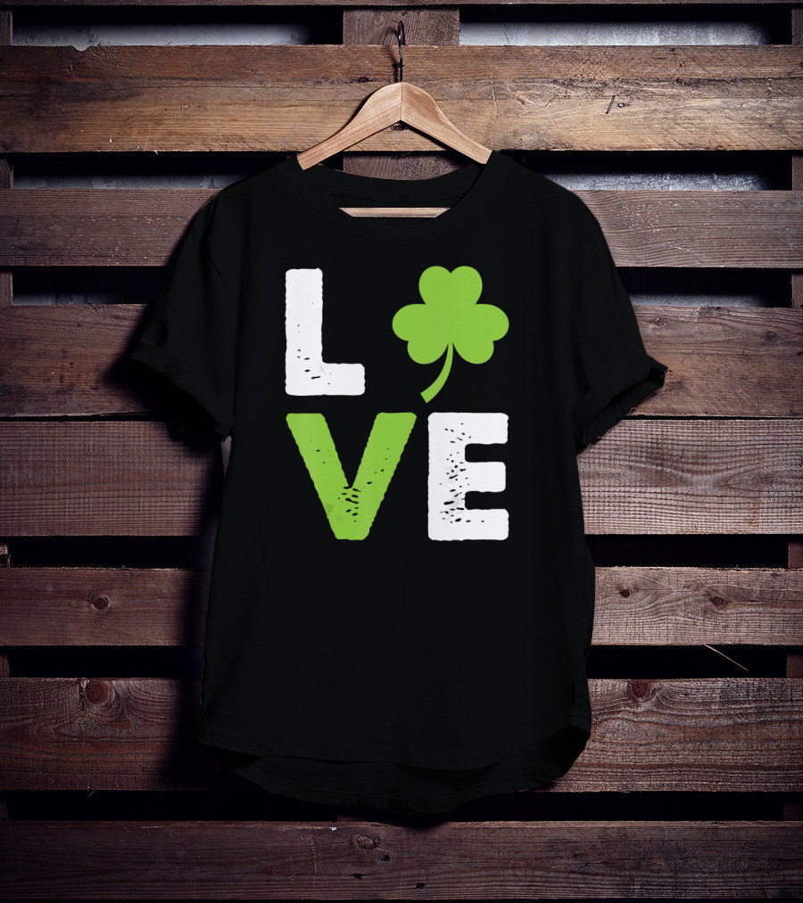 Love Shamrock Irish Love T-Shirt
