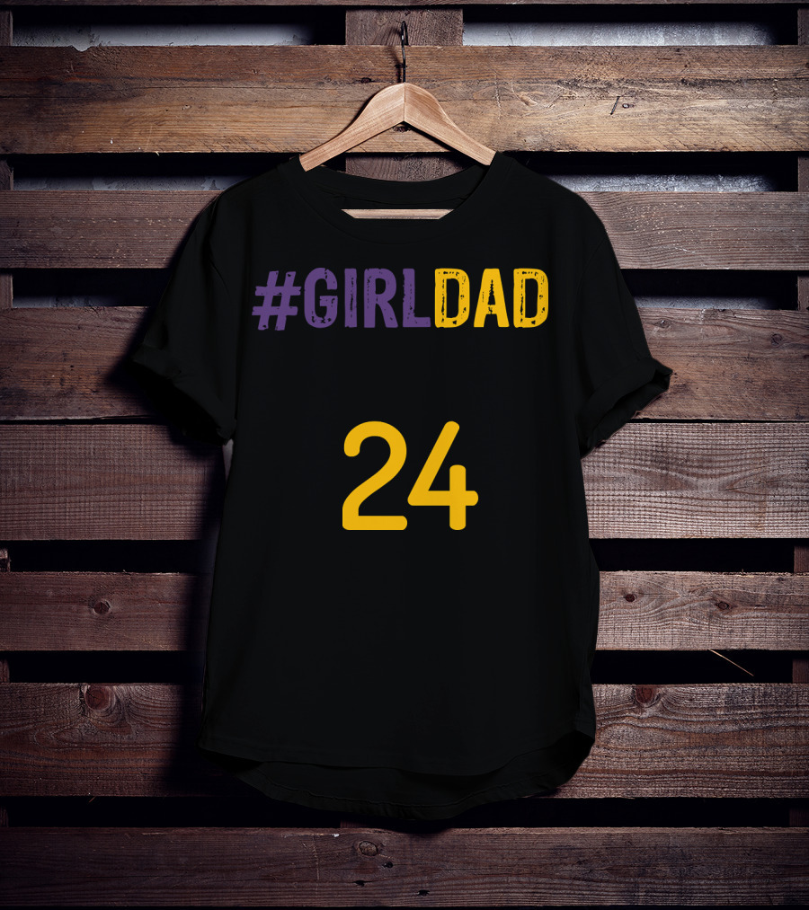 GIRLDAD 24 Kobe Bryant T-Shirt