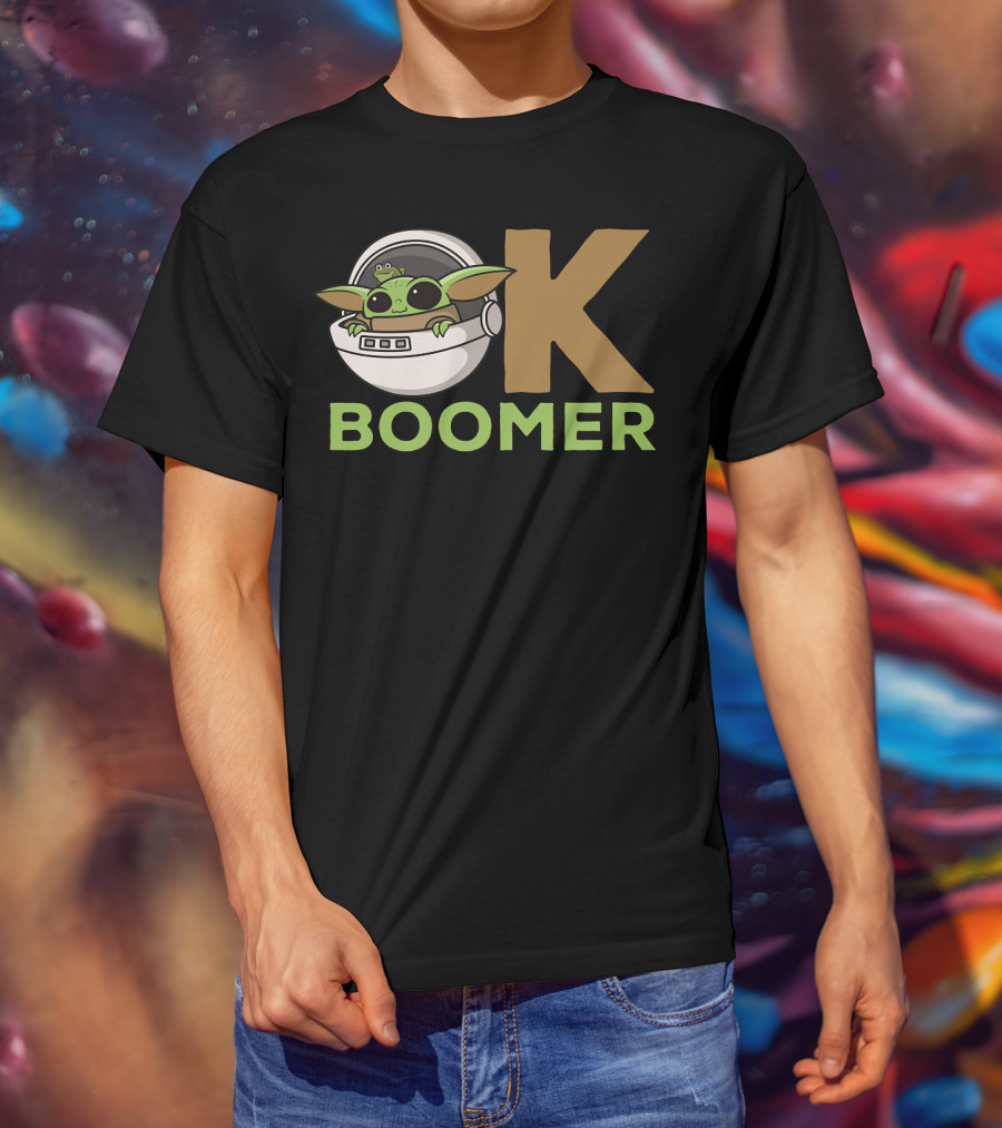 OK Boomer Baby Yoda Meme T-Shirt