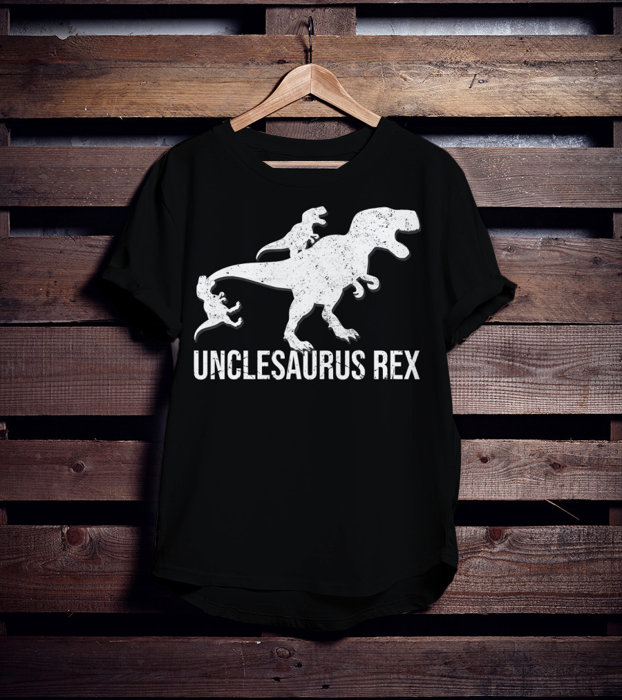 Unclesaurus Rex 2 Kids Funny Uncle Dinosaur T-Shirt