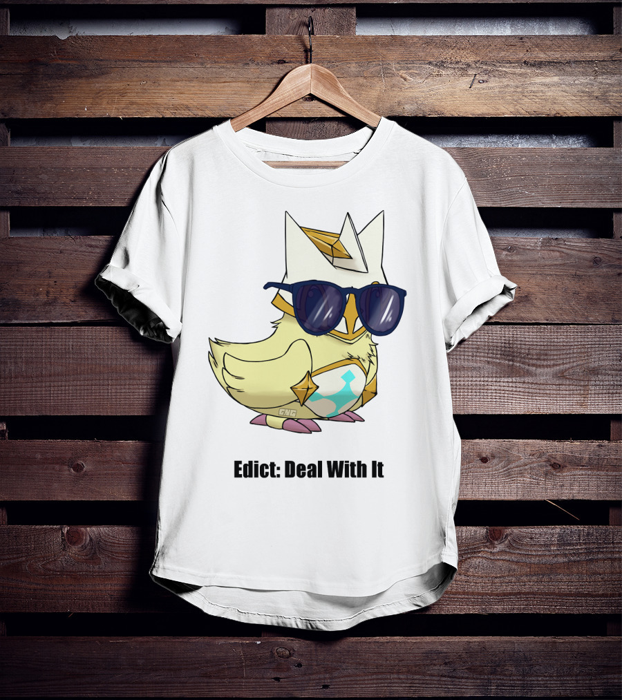 Edict Deal With It Bird Pope Wisdom T-Shirt