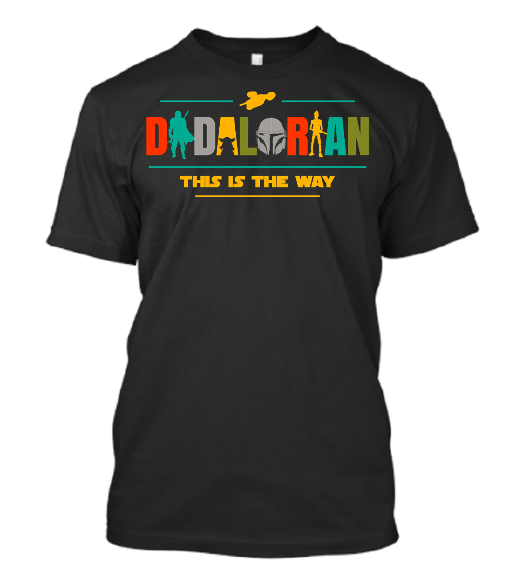 Dadalorian This Is The Way Star Wars Mandalorian Yoda T-Shirt