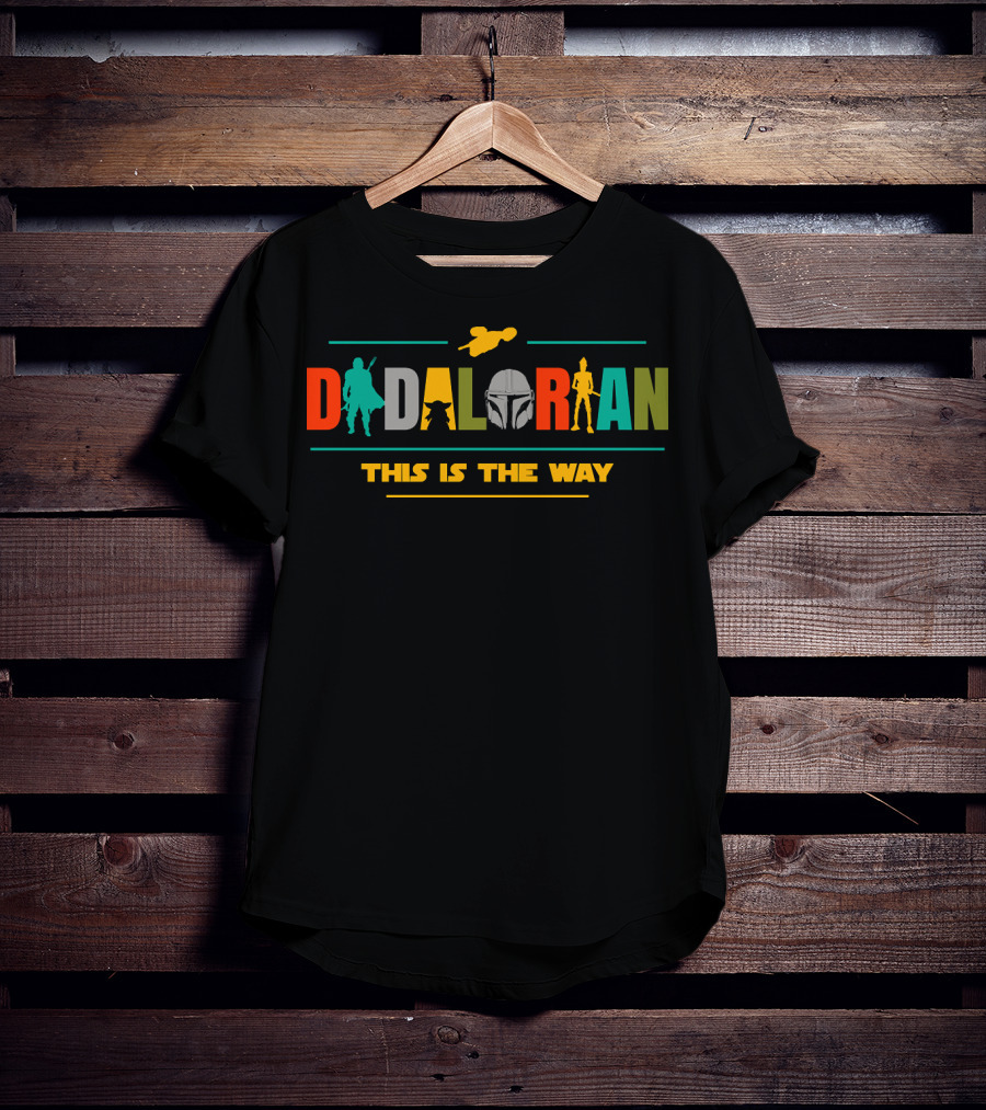 Dadalorian This Is The Way Star Wars Mandalorian Yoda T-Shirt