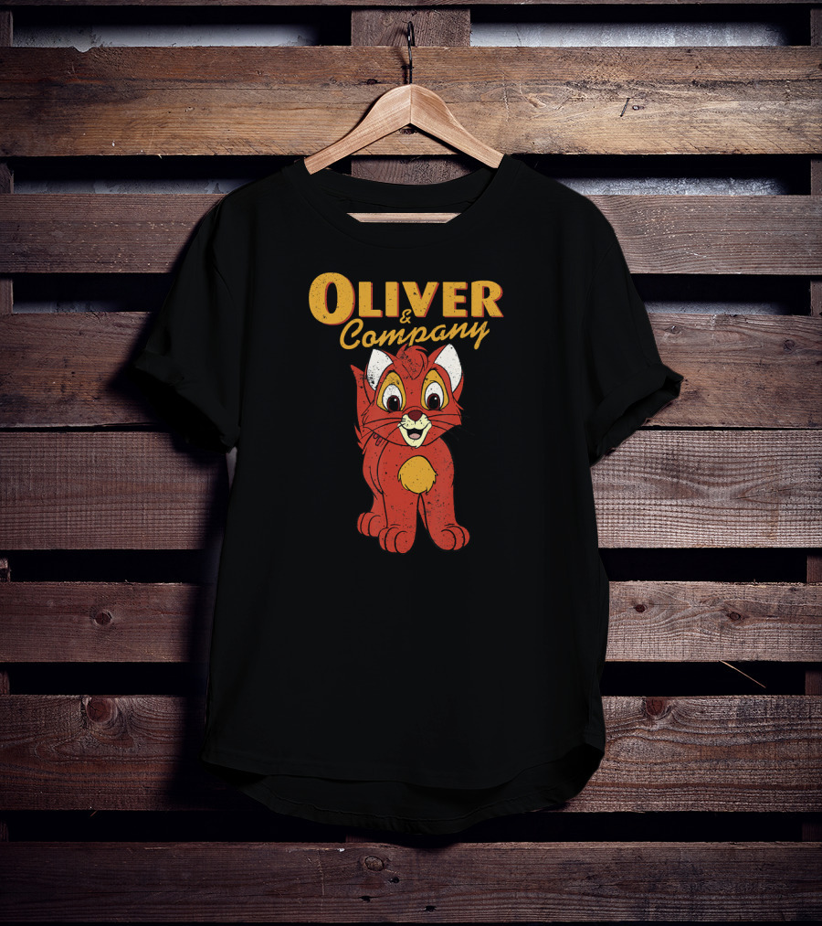 Oliver And Company Disney Movie Cat T-Shirt