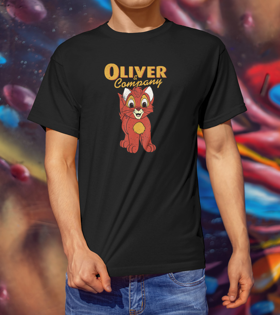 Oliver And Company Disney Movie Cat T-Shirt