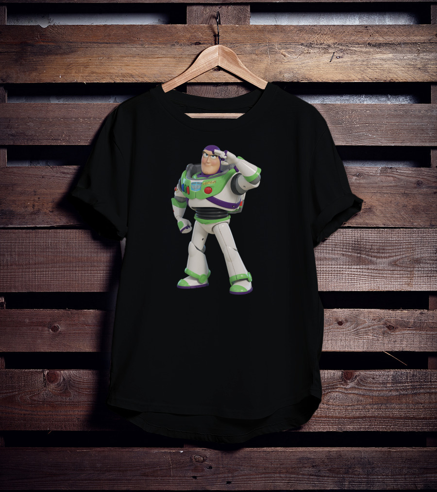 Buzz Lightyear Salute Disney Pixar Toy Story 4 Heroic Pose T-Shirt