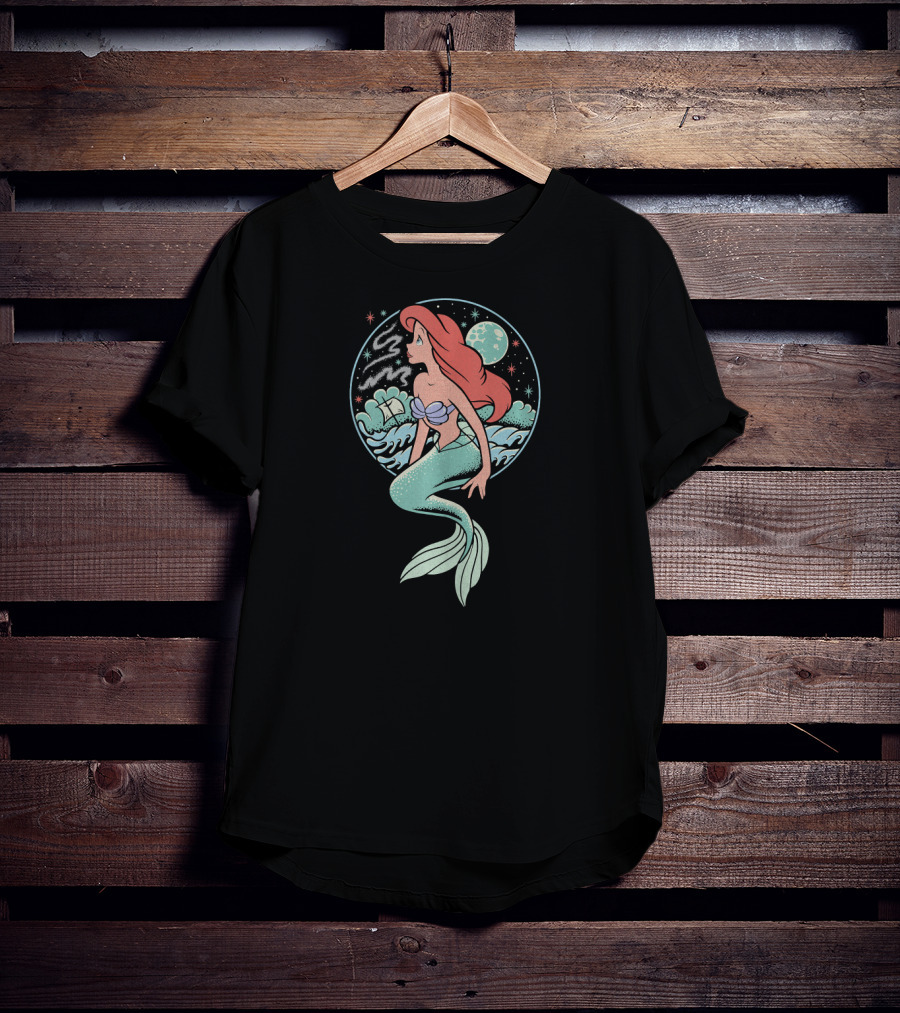 Disney The Little Mermaid Ariel Cosmic Ocean Starlight T-Shirt