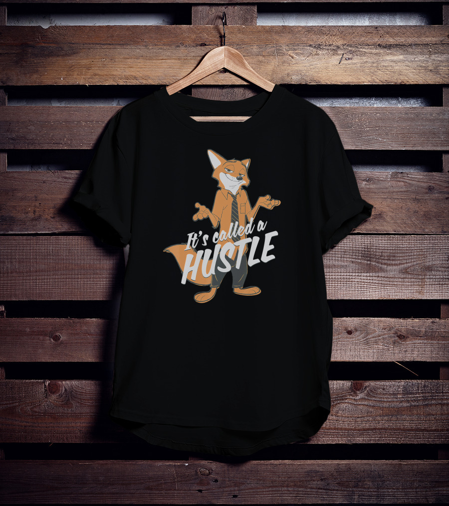 Disney Zootopia Nick Wilde It's Called A Hustle T-Shirt