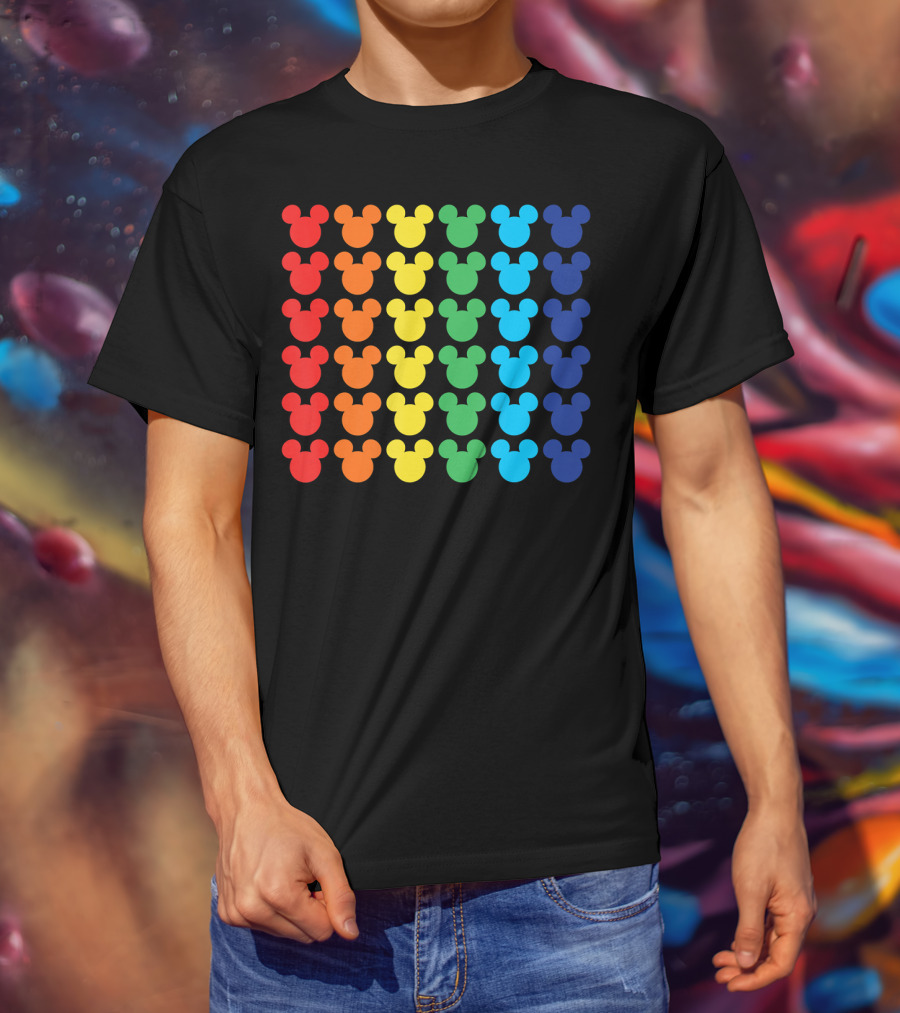 Disney Mickey Mouse Rainbow T-Shirt