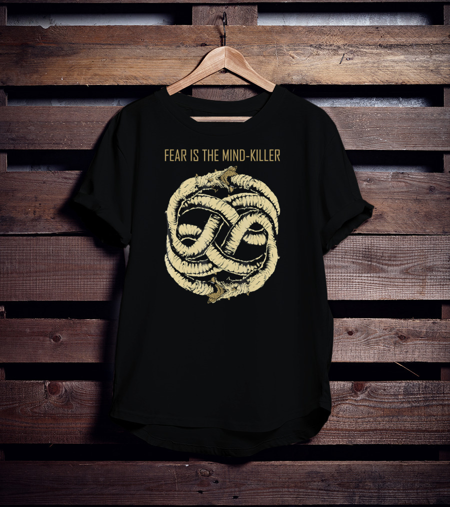 Dune Fear Is The Mind Killer Sandworms T-Shirt