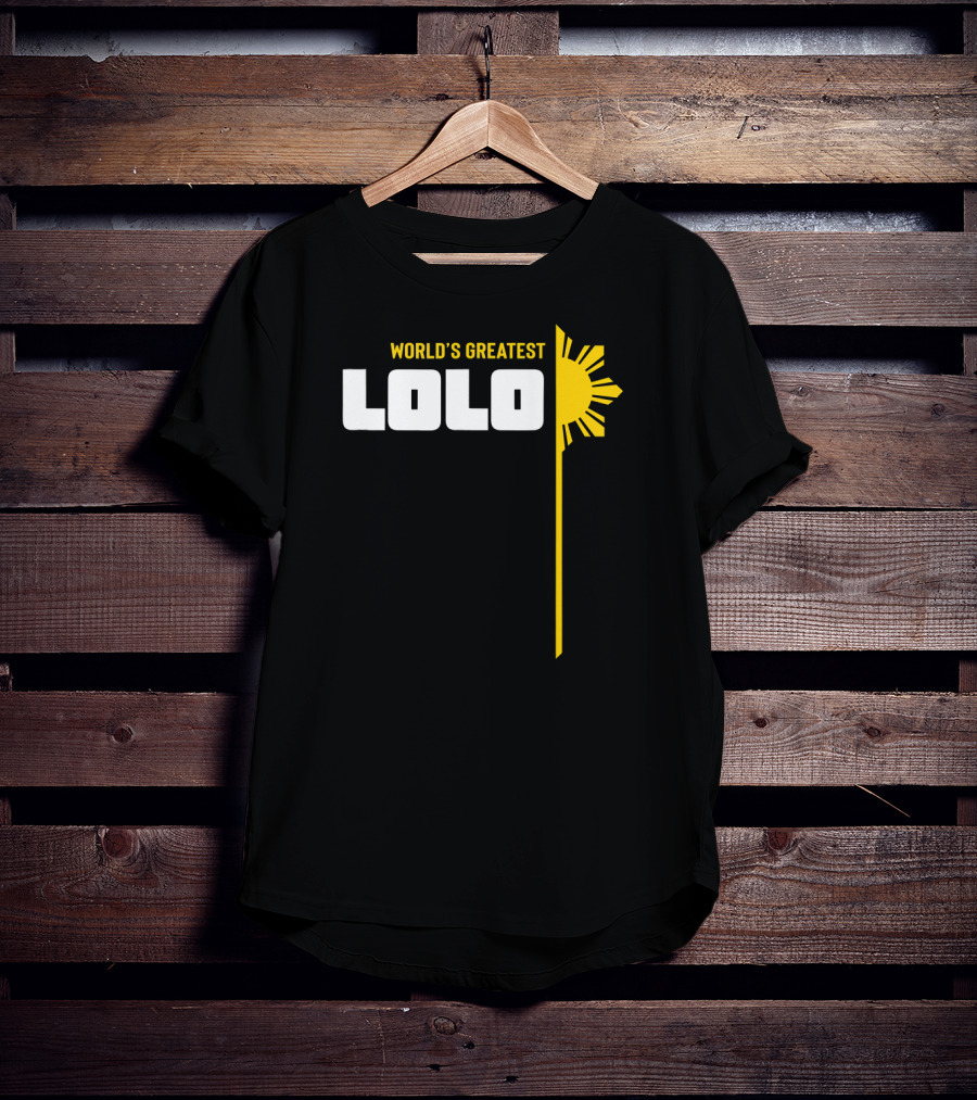 World's Greatest Lolo Filipino Grandpa Sun T-Shirt