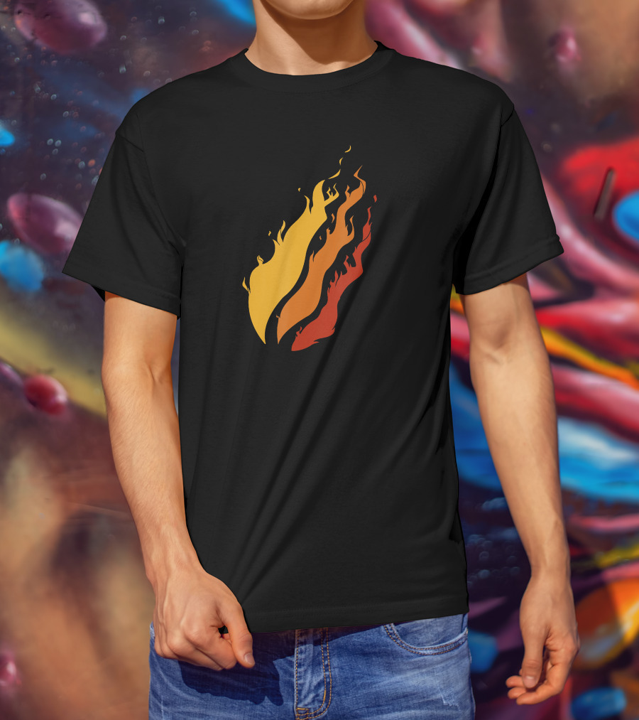 Vintage Fire Nation Flame Gamers T-Shirt