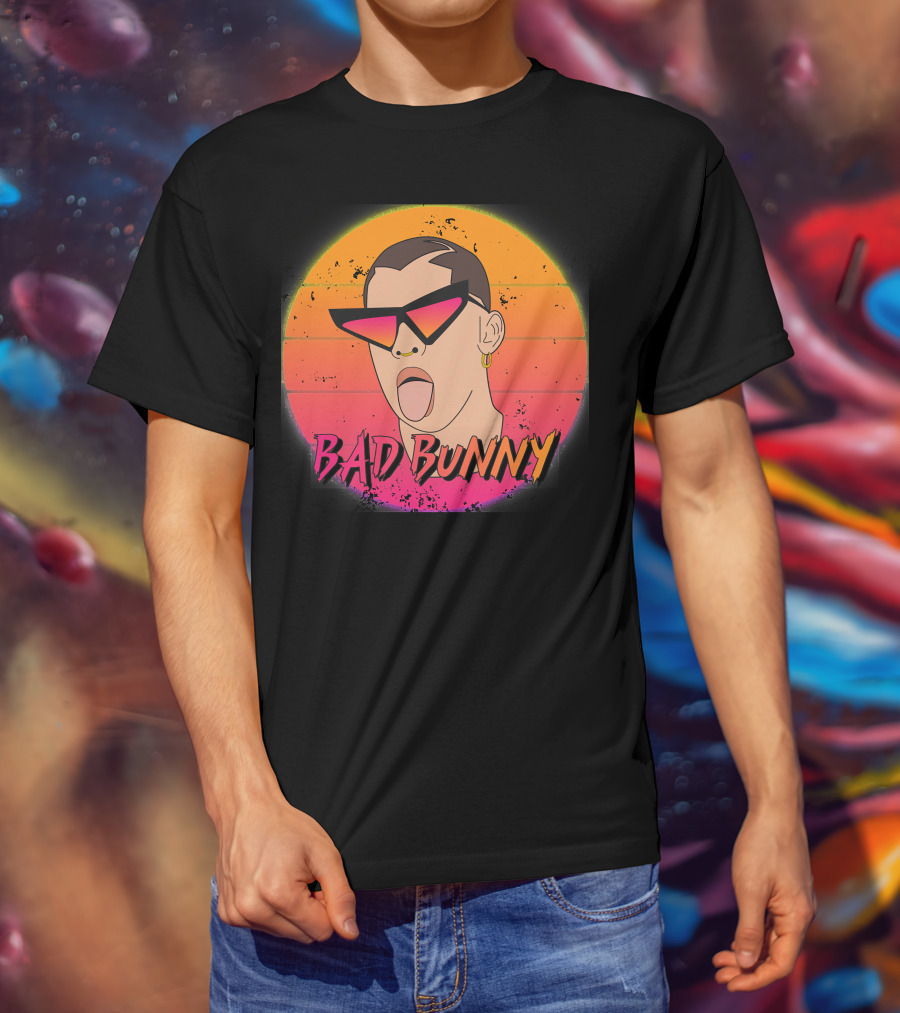 Bad Bunny Vintage Retro Essential Sunset T-Shirt